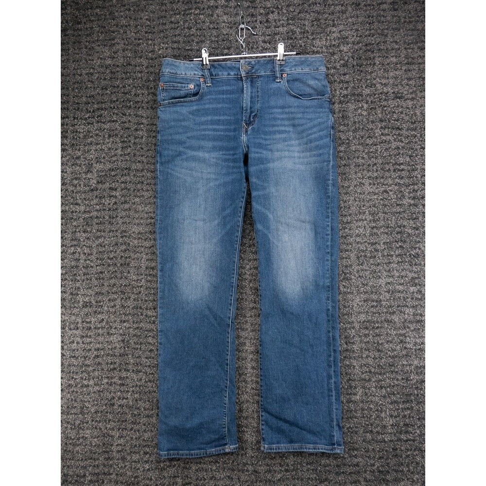 American Eagle Jeans Mens 34x32 Actual 34x30.5 Blue Original Bootcut Flex Denim